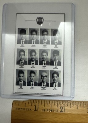 EXO - XOXO (TYPE B) [OFFICIAL] PROMO CARD K-POP EXO-K EXO-M 2in x 3 1/2in