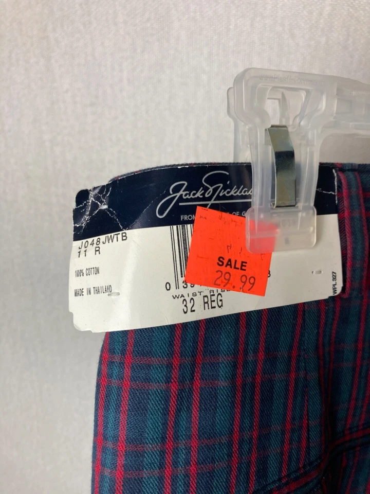 Jack Nicklaus Shorts Plaid Size 32 NEW - Image 4 of 4