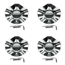Panther Wheels Chrome Wheel Rim Center Cap # EMR636-CAP / DV636-CAP (4 CAP)+BOLT