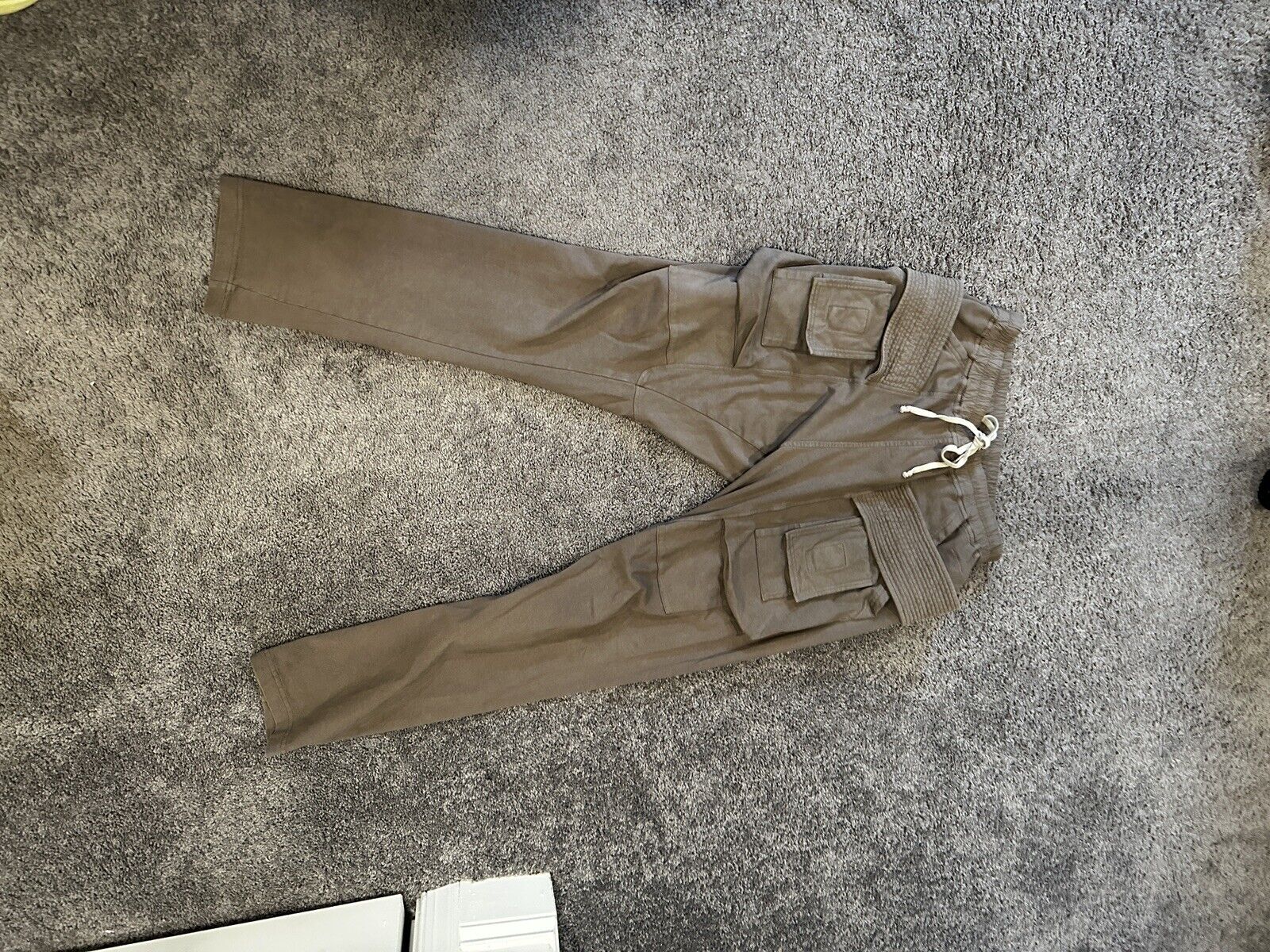 RICK OWENS Mastodon SkinnyFit Leather Drawstring Cargo Trousers for Men   MR PORTER