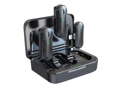 DOPPIO MICROFONO WIRELESS CON CONNESSIONE TIPO-C (DEAP2WC241)