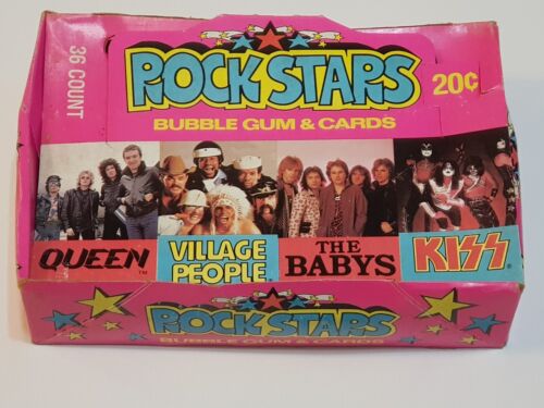1979 "Rock Stars" Donruss Empty Display Box KISS Gene Paul Ace QUEEN (#97) - Picture 17 of 24