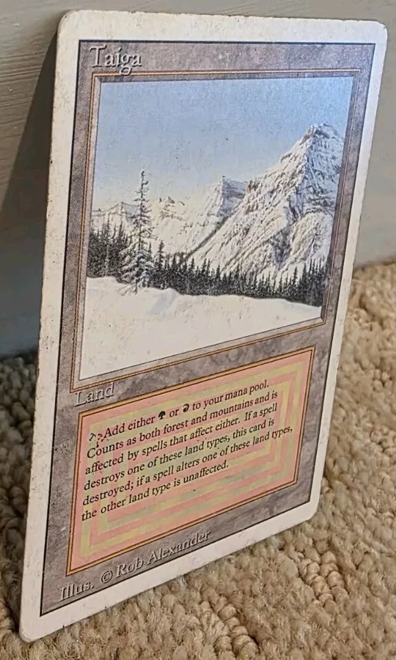 Taiga Revised Edition - Heavily Played - MTG Magic Card - Image 4 of 4