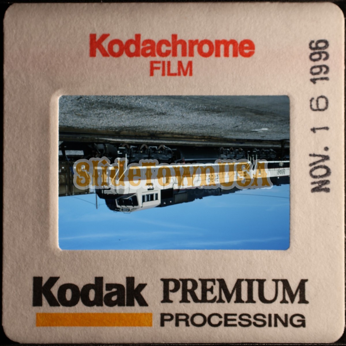 Vtg 1996 Train Slide 9615 BN Burlington Northern Engine Y2D025 | eBay