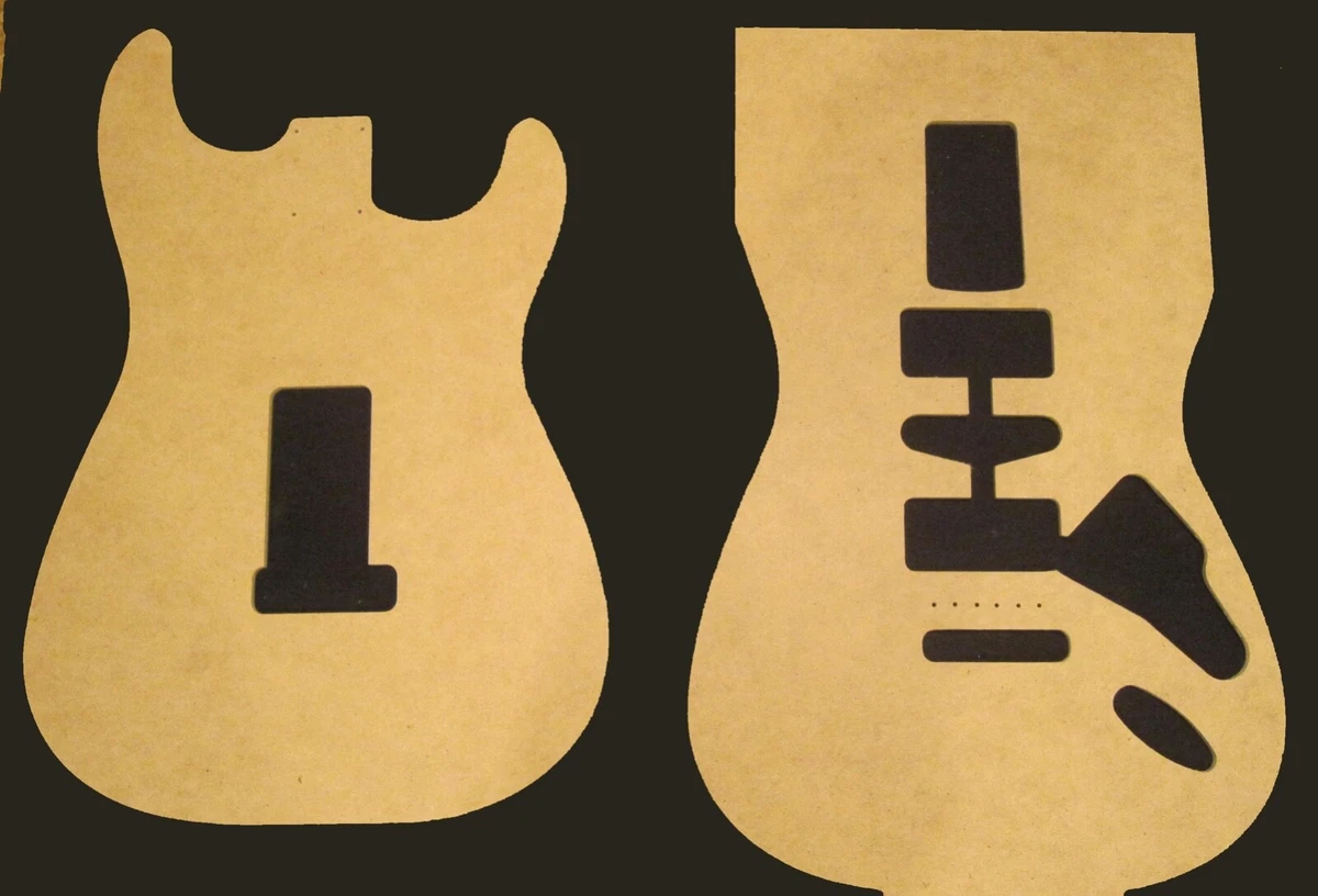 Guitar Templates - ST Guitar Body Templates, CNC made | eBay