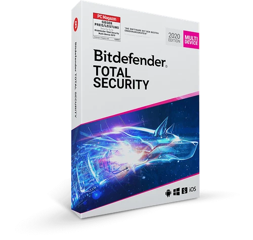 Bitdefender TOTAL SECURITY 2026 Multi-Device + VPN | 5 Geräte 1 Jahr | DE-Lizenz