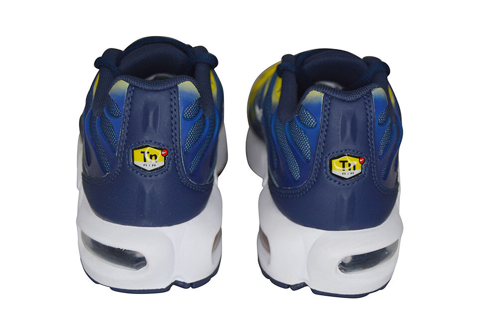 Juniors Nike Tuned 1 Air Max Plus (GS) TN - 655020 420 - Blue Yellow  Trainers | eBay