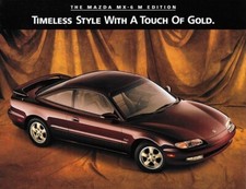 1996 MAZDA MX-6 M EDITION sales brochure sheet US 96 Gold