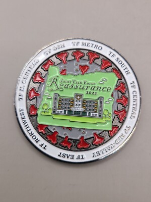 Oregon National Guard 2021 Joint Task Force Reassurance 2'' Challenge Coin