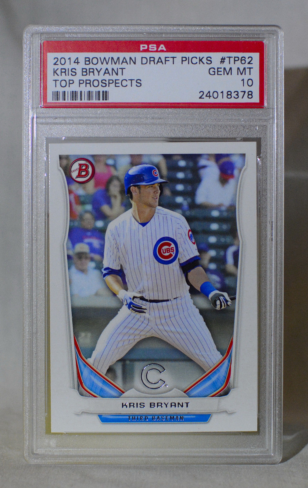 2014 Kris Bryant Bowman Draft Top Prospects Rookie PSA 10