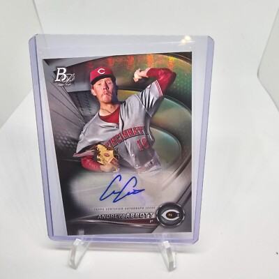 Andew Abbot 	Reds	2022 Topps Bowman Patinum Baseball auto refreactor #TOP-35