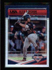 ALEK BOYCHUK 2018 USA BASEBALL STARS & STRIPES #51 BLACK PARALLEL #5/5 AY5950