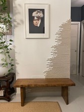 Panca in legno assi grezze 120 x 30 h45 cm