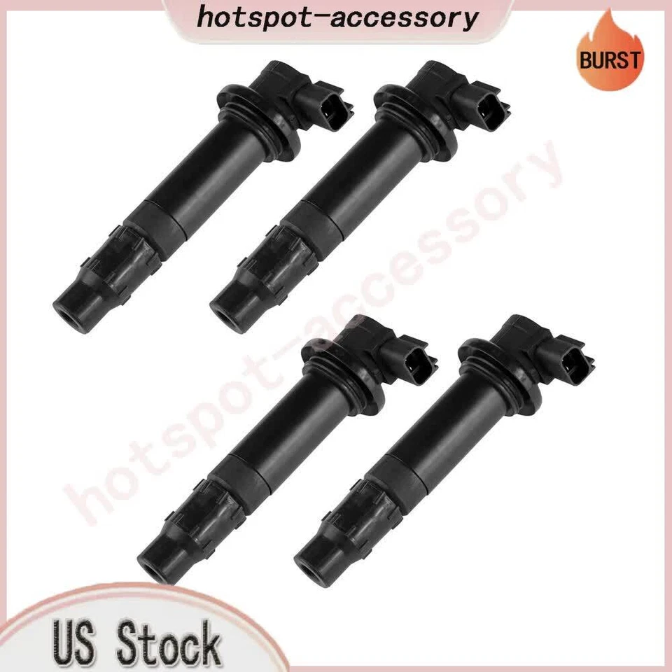 4 Ignition Coil For Yamaha YZF-R6 YZFR6 2008 2009 2010 2011 2012 2013 2014-2016 - Imagem 2 de 4