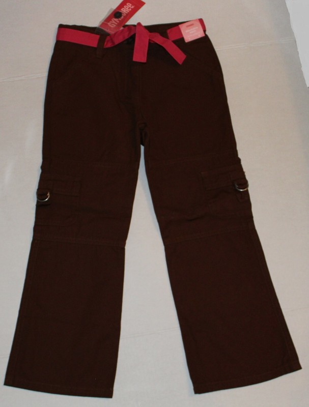 6 NWT Gymboree TEACHERS PET Brown Cargo PANTS Girls