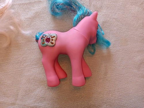 Vintage My Little Pony G1 anni 80 principessa 5 pony occhi scintillanti capelli orpelli - Foto 13 di 16