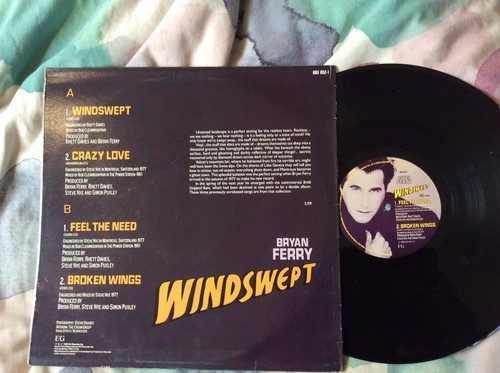 Bryan Ferry Windswept 12” Vinyl - Picture 2 of 2