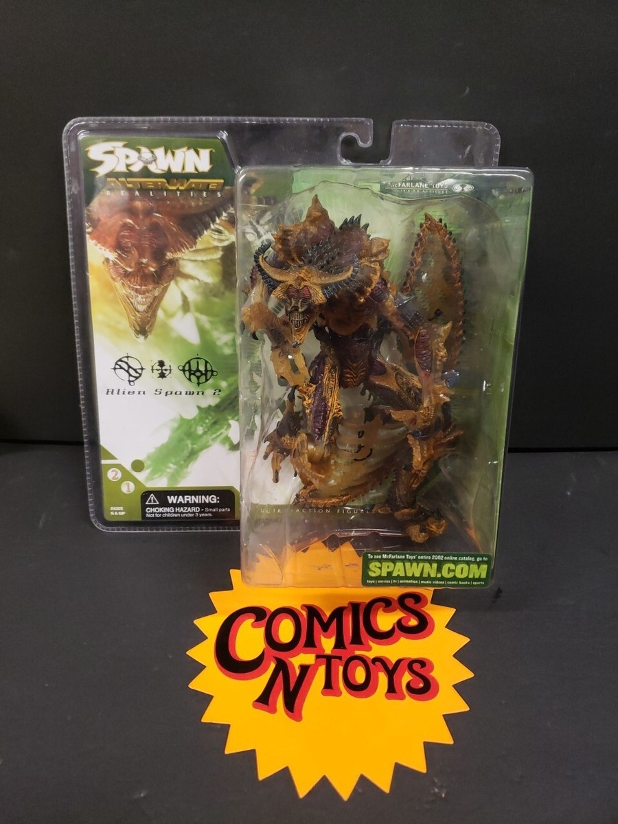 Alien Spawn 2 Action Figure Yellow Spawn 21 New 2002 McFarlane
