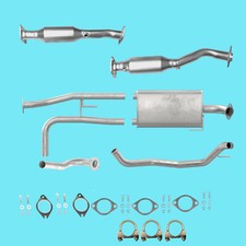 Converter, Muffler with axel & tail pipe 2007-2015 Nissan Titan 5.6L 139.8" WB