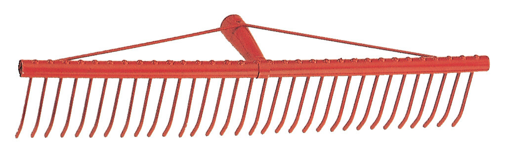 17236   RASTRELLO A 34 DENTI PIATTI IN FERRO PER ERBA 60 CM