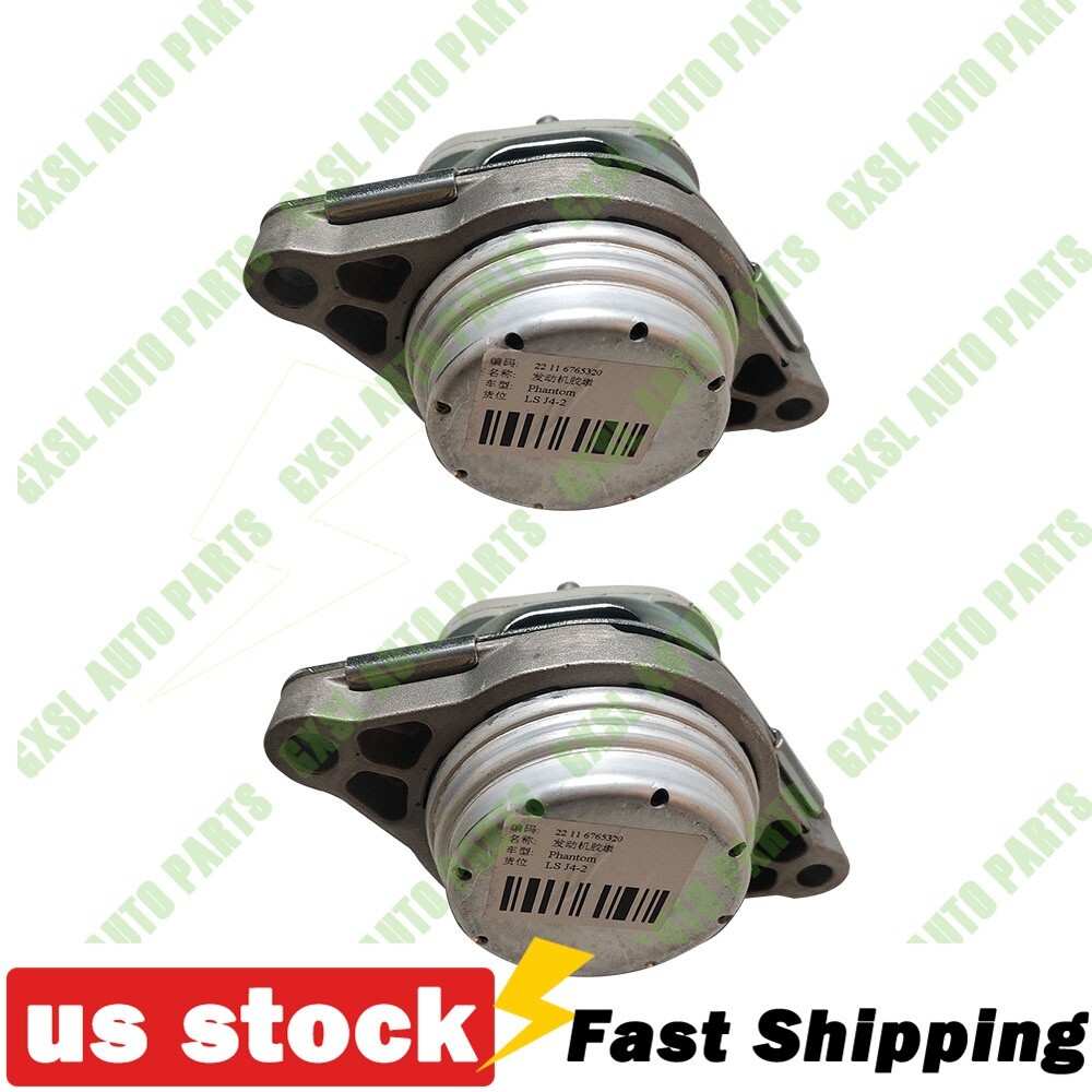 1 Pair For Rolls-Royce Phantom 2003-2017 Engine Mounts 22116765320-US Stock