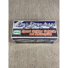 Hess 2004 Sport Utility Vehicle and Motorcycles 40th Anniversary Toy Set