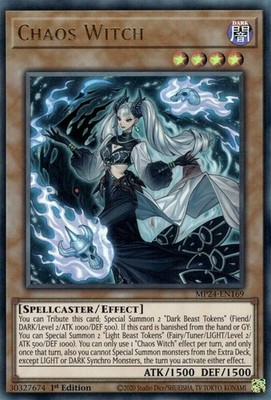 Yugioh! Chaos Witch - MP24-EN169 - Ultra Rare - 1st Edition Near Mint, English