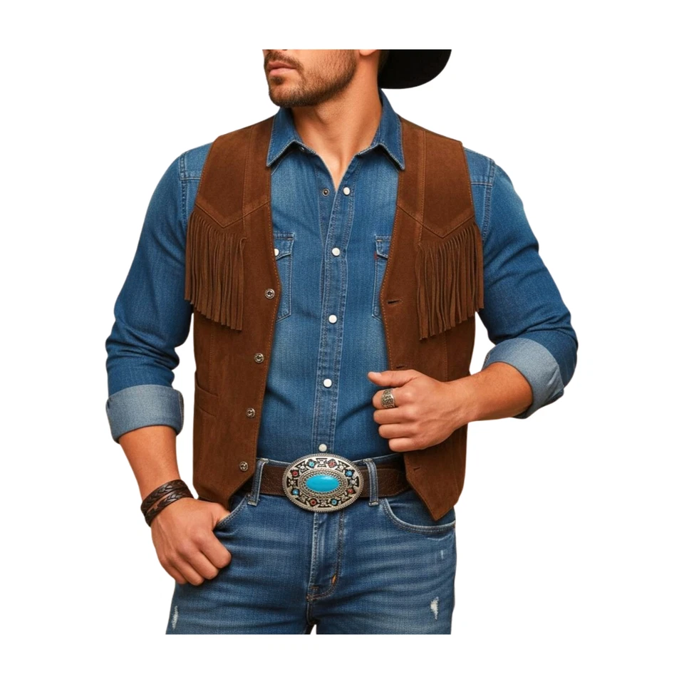 Buckle Argento Metallo Western Moda Turchese Blu Etnico Bohemien - Immagine 3 di 4