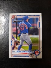 2021 Bowman Draft Base Paper Prospect #BD-12 Pete Crow-Armstrong Cubs
