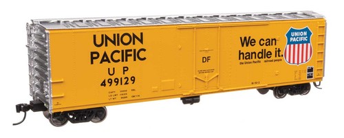 Walthers escala HO ~ 50' PC&F vagón de carga aislado ~ Union Pacific #499129 ~ 910-2869 | Condition: New