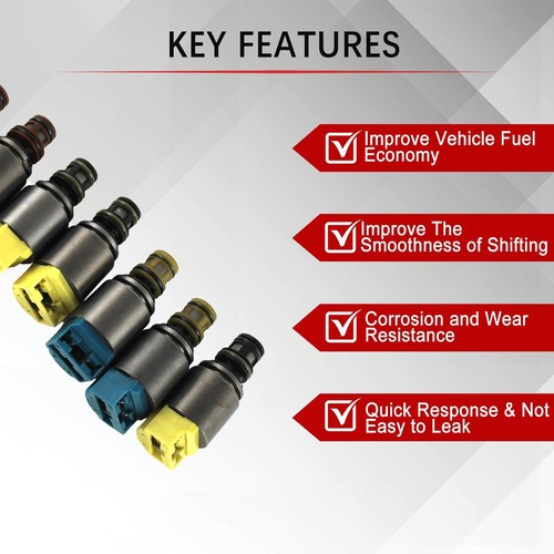 1068298047 For BMW 528i 535i 740i Transmission Valve Body Repair Solenoid Kit - Foto 6 di 12