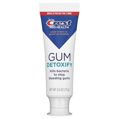 Fluoride Toothpaste Deep Clean Mint Oral Care Anticavity 2.6 oz Travel Tube