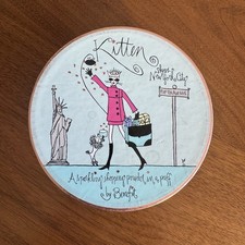 Vintage Y2K Benefit Cosmetics Kitten Sparkling Powder Black Puff Vanity Retro
