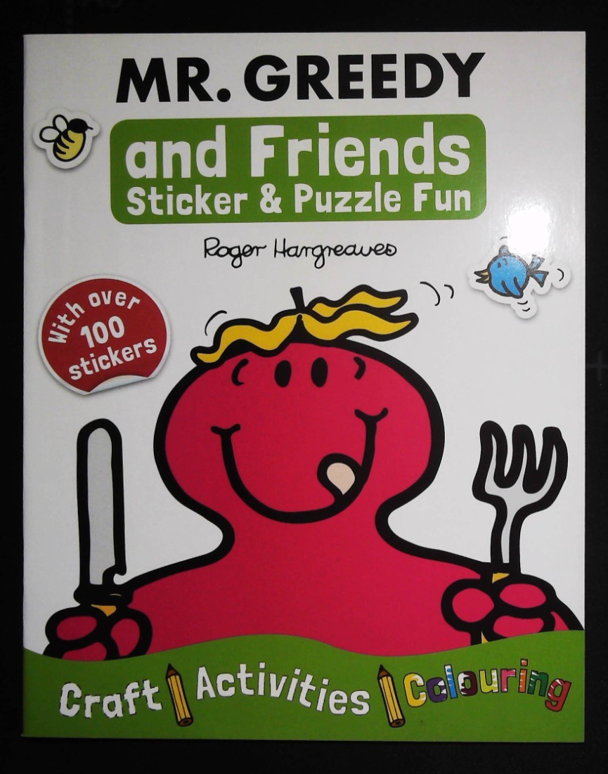 Mr Greedy and Friends Sticker Activity Puzzle Fun Book