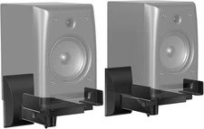 WALI Speaker Wall Mounts, Dual Side Clamping Mounting Bracket for Larger Speaker