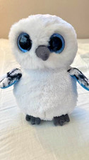 Ty Beanie Boos - Spells the Owl, 6" tall, Glitter Eyes, Excellent Condition