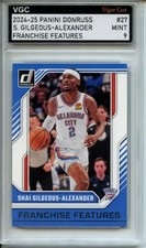 2024-25 PANINI DONRUSS FRANCHISE FEATURES #27 SHAI GILGEOUS-ALEXANDER VGC 9 IJ49