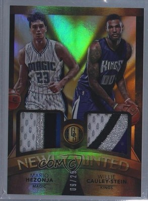 2015 Panini Gold Standard 9/25 Mario Hezonja Willie Cauley-Stein Rookie RC j1e