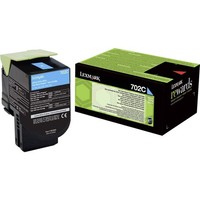 Lexmark 70C20C0 Return Program Toner Cartridge, Cyan