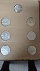 Canadian Silver $1 Dollar Coins Collection 1959-1966 Uncertified Silver in Album