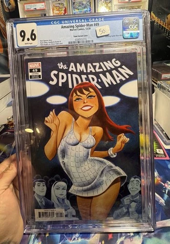 Amazing Spider-Man #49 Variant Edition-Bruce Timm Cover GRADED CGC 9.6