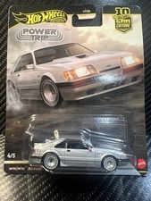 Hot Wheels 1:64 Ford '84 Mustang SVO Car Culture Power Trip Diecast Silver