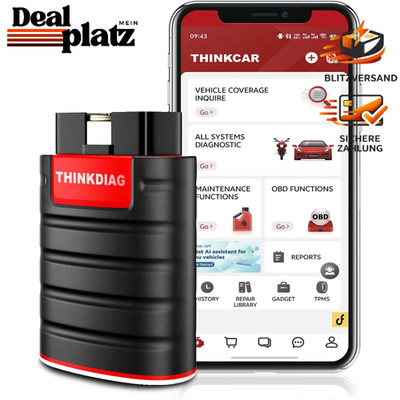 OBD2 Diagnosegerät Thinkdiag mit Bluetooth, Fehlercode Ausleser