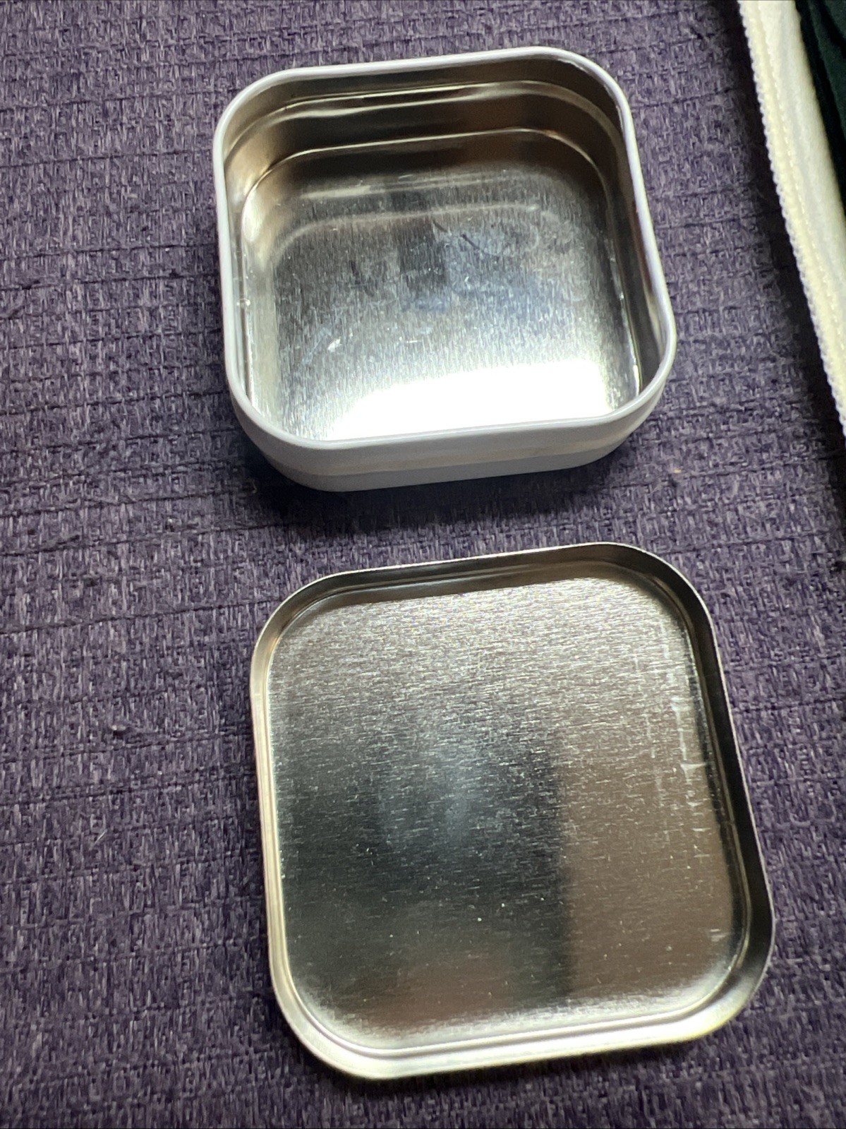 Vintage Rolex service part Storage Thin Box;Travel pouch & Cloth.Not Used Item