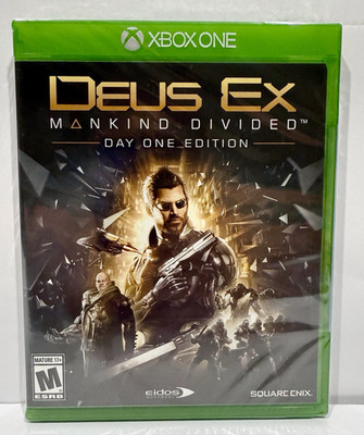 Deus Ex: Mankind Divided - Day One Edition XBOX One Brand New + Factory Sealed
