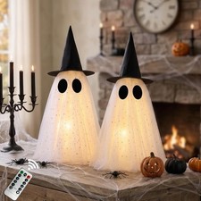 Halloween Ghost Decorations,Spooky Crafts for 21.7inches, White