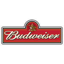 Budweiser Logo #4 Sticker Waterproof Vinyl Decal Die-Cut Garage Car