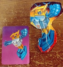 1985 Hasbro Transformers Card 30 Seaspray with Original Box Art Cutout