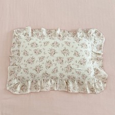 Pink Floral Kids Toddler Pillowcase 1 Piece Super Soft Muslin Cotton Bedding ...