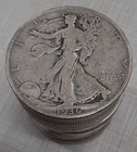 1936 Walking Liberty Half Dollar Roll 20 Circulated 90% Silver Coins in Tube